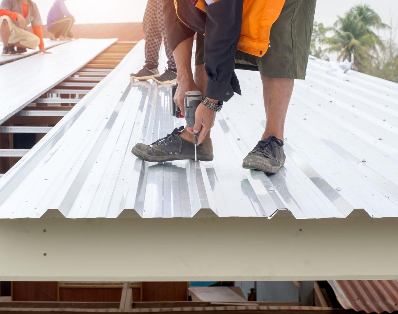 Roof repair in Deer Trail, CO for damaged metal barn